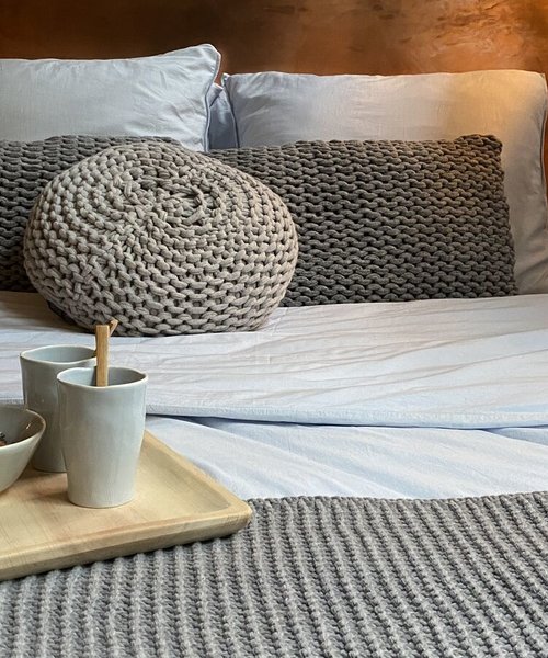 House de couette light blue