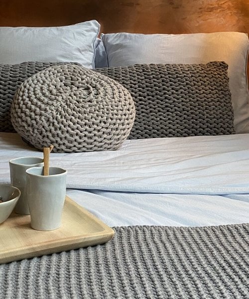 Luca duvet cover light blue