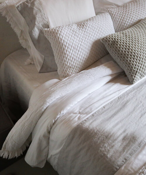 Housse de couette Veneto White-Sand