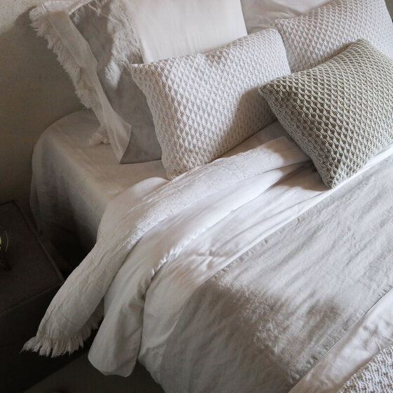 Veneto duvet cover White-Sand