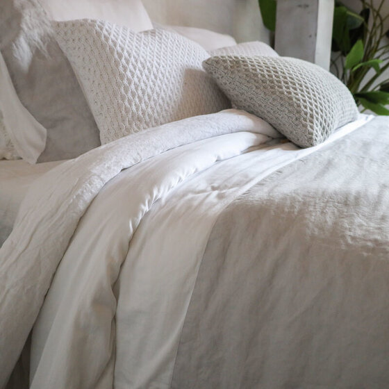 Veneto duvet cover White-Sand