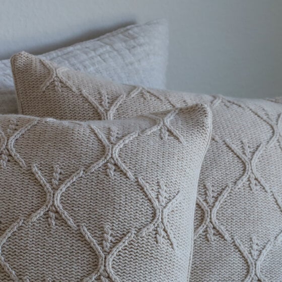 Cork decorative cushion cover