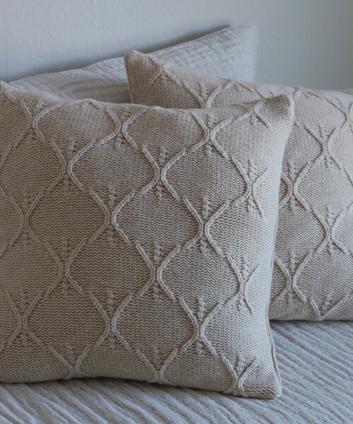 Housse de coussin decoratif Cork