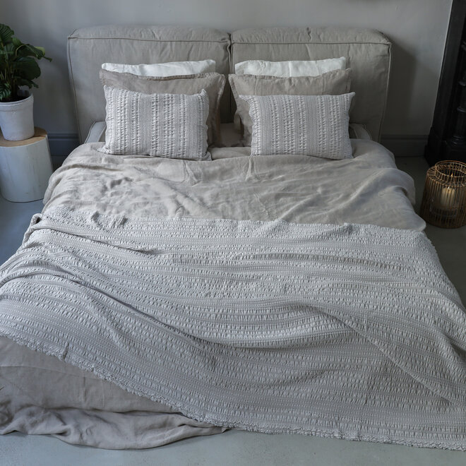 Housse de coussin décoratif et plaid Santorini 