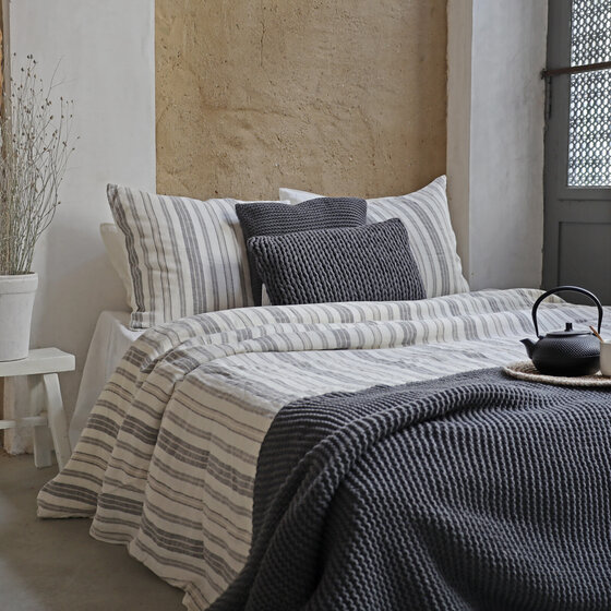 Noa Bettbezug Off White-Beige-Grey