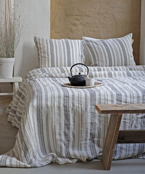 Housse de couette Noa Off White-Beige-Grey