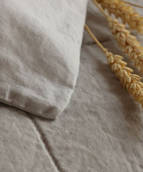 Maxime 100% linnen dekbedovertrek Light Grey