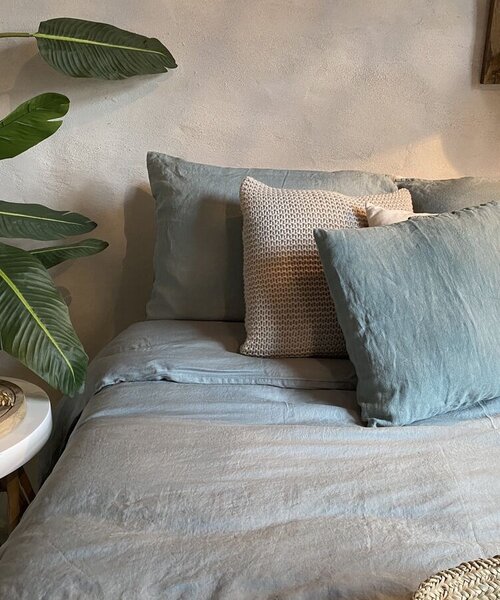Housse de couette Maxime Powder Ocean Green