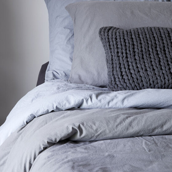 House de couette blue grey