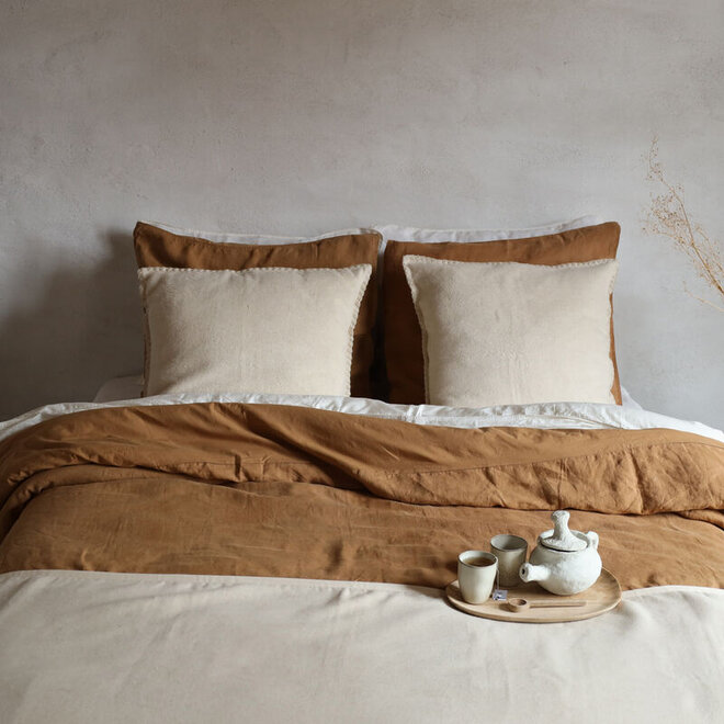 Sofie duvet cover Cognac 