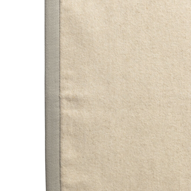 Helsinki plaid en kussens natural Band Taupe 