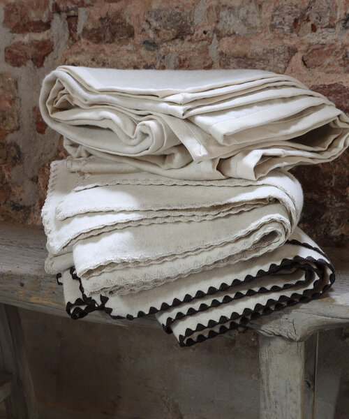 Helsinki plaid en kussen Stitching Taupe