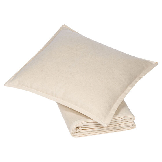 Helsinki plaid and cushion band Natural