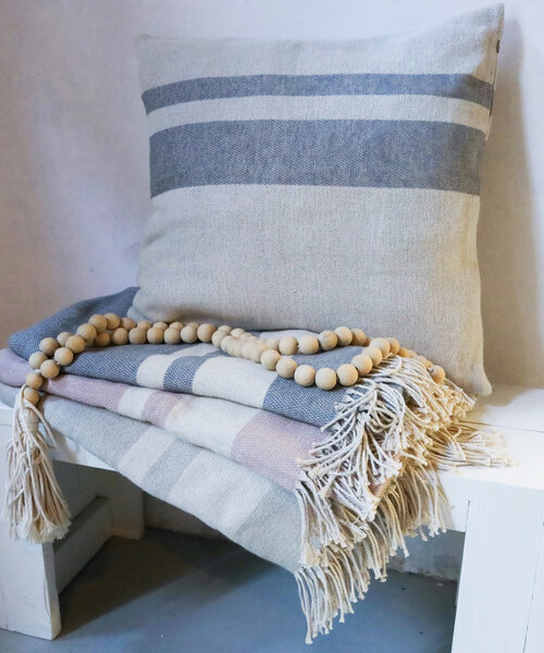 Plaid Lon Natural-Dark Grey