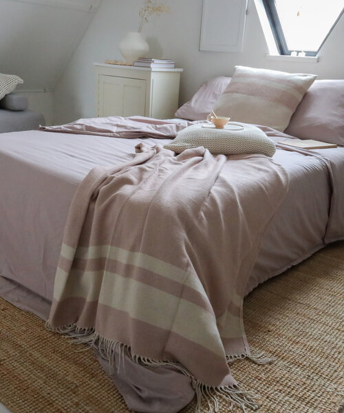 Plaid Lon Natural-Powder