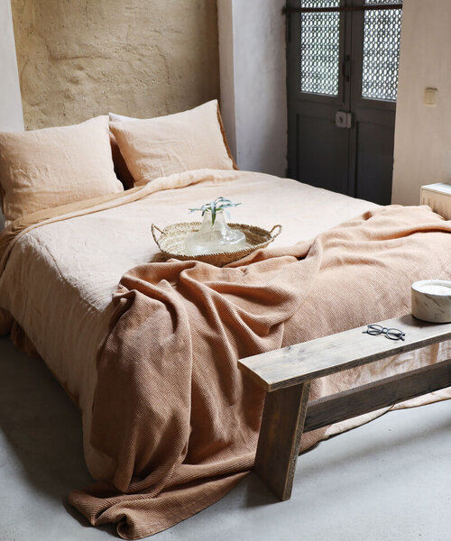 Claire duvet cover sand Cognac