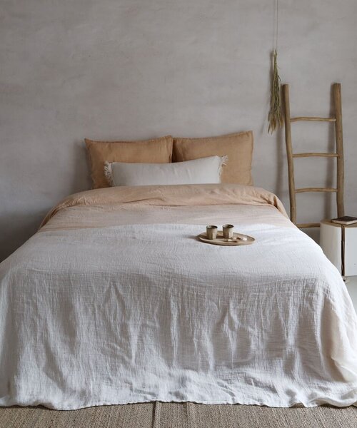 Claire duvet cover sand Cognac