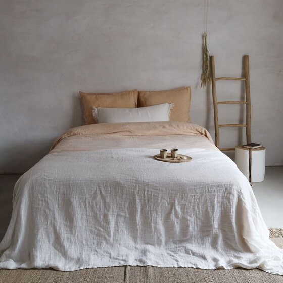 Claire duvet cover sand Cognac