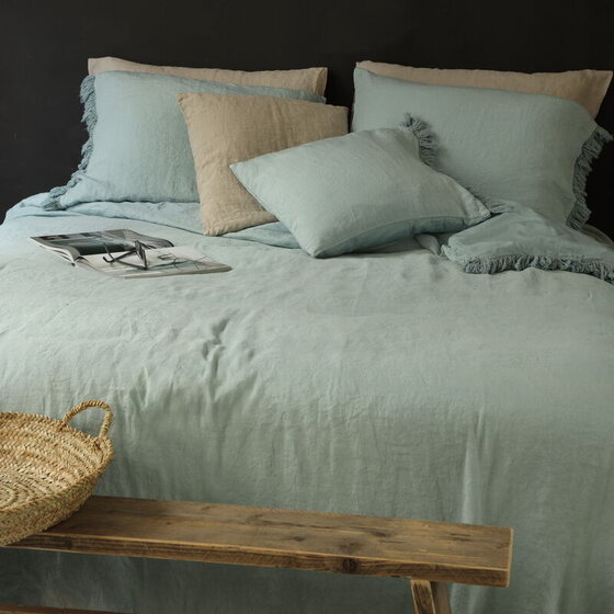 Loulou duvet cover Ocean Green
