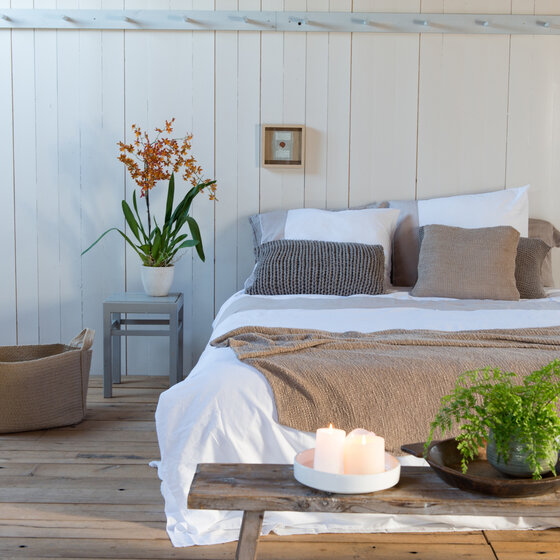 Veneto Bettbezug White-Light grey