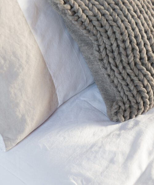 Housse de couette Veneto White-Light grey