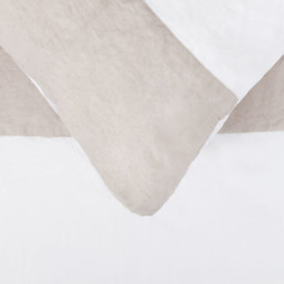 Veneto dekbedovertrek White-Light grey