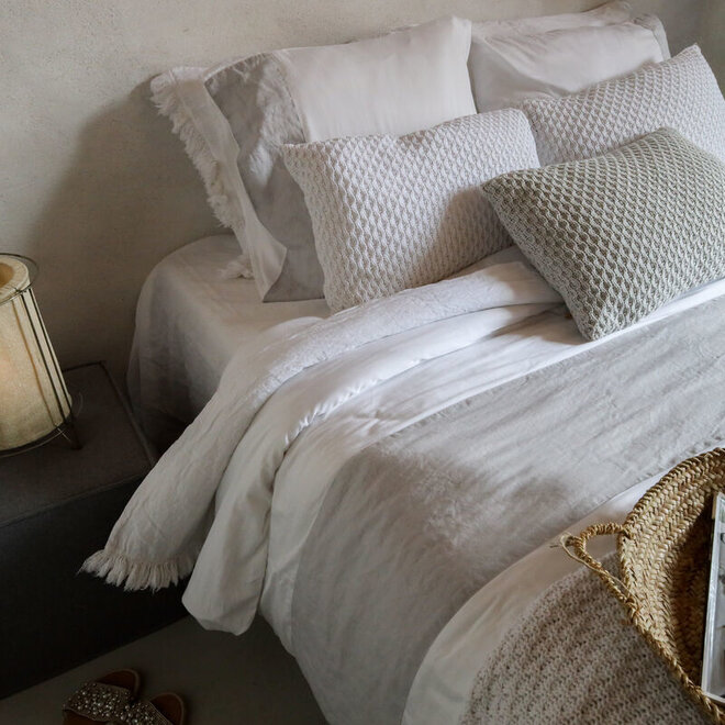 Veneto Bettbezug White-Light grey 