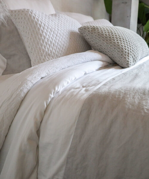 Veneto Bettbezug White-Light grey