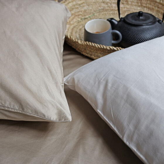 Housse de couette Bari beige
