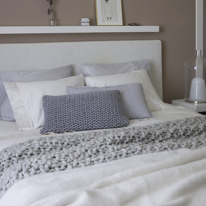 New York Bettbezug  Light Grey 