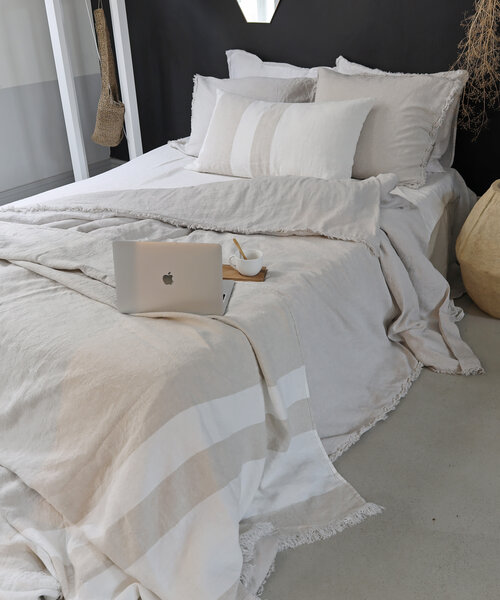 Zoe duvet cover natural