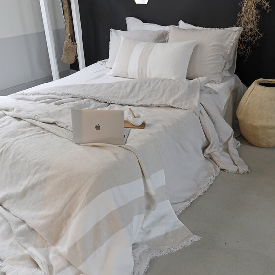 Zoe duvet cover natural