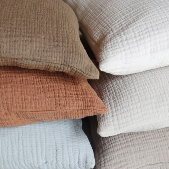 Puglia Kissen Chocolate Brown