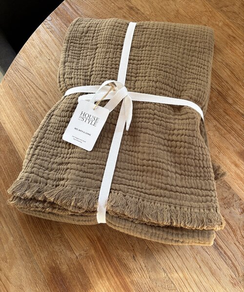 Puglia Kissen Chocolate Brown