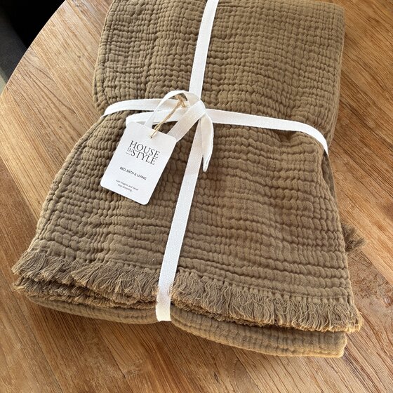 Puglia Kissen Chocolate Brown