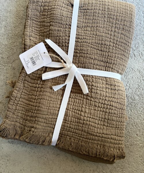 Puglia Kissen Chocolate Brown