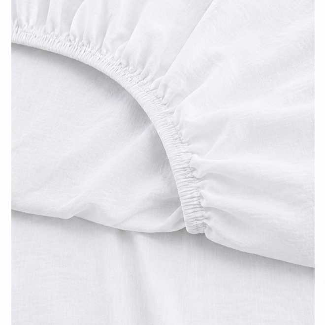 Bilbao fitted sheet White 