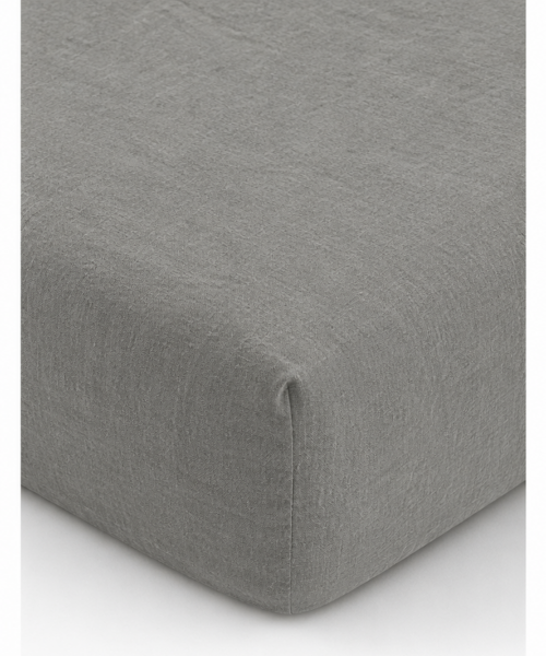 Bilbao fitted sheet Mud