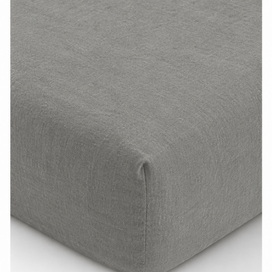 Bilbao fitted sheet Mud