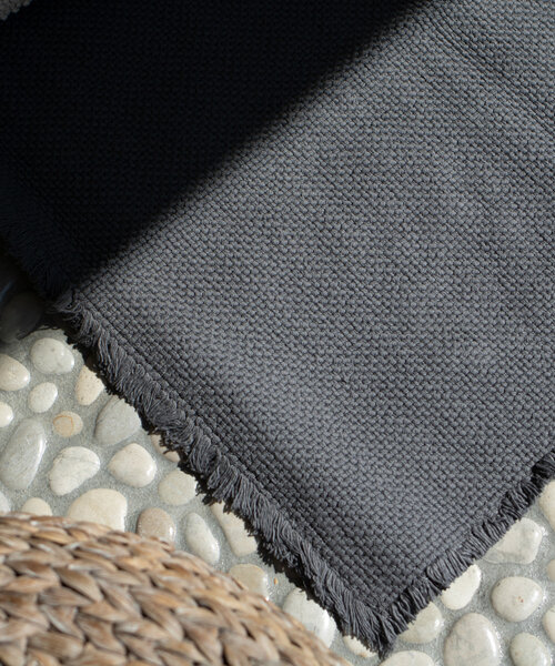 Patara bath mat -Dark Grey
