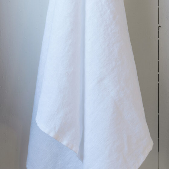 Bo Handtuch leinen White