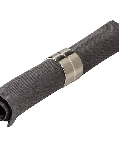 Maxime Tischdecke und Serviette Dark Grey
