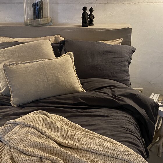 Housse de couette Remy Off Black