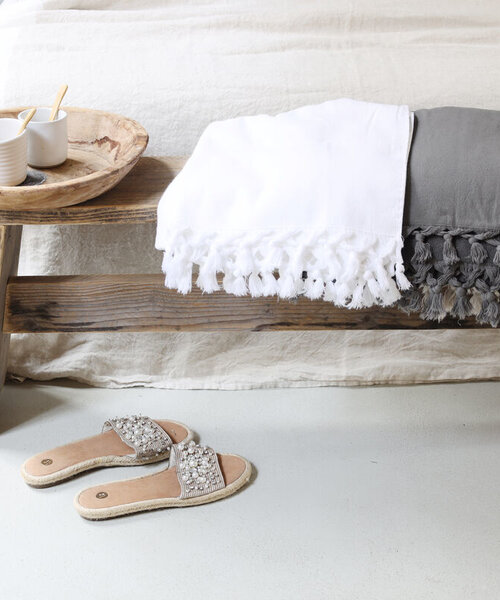 Serviette Marseille dark grey