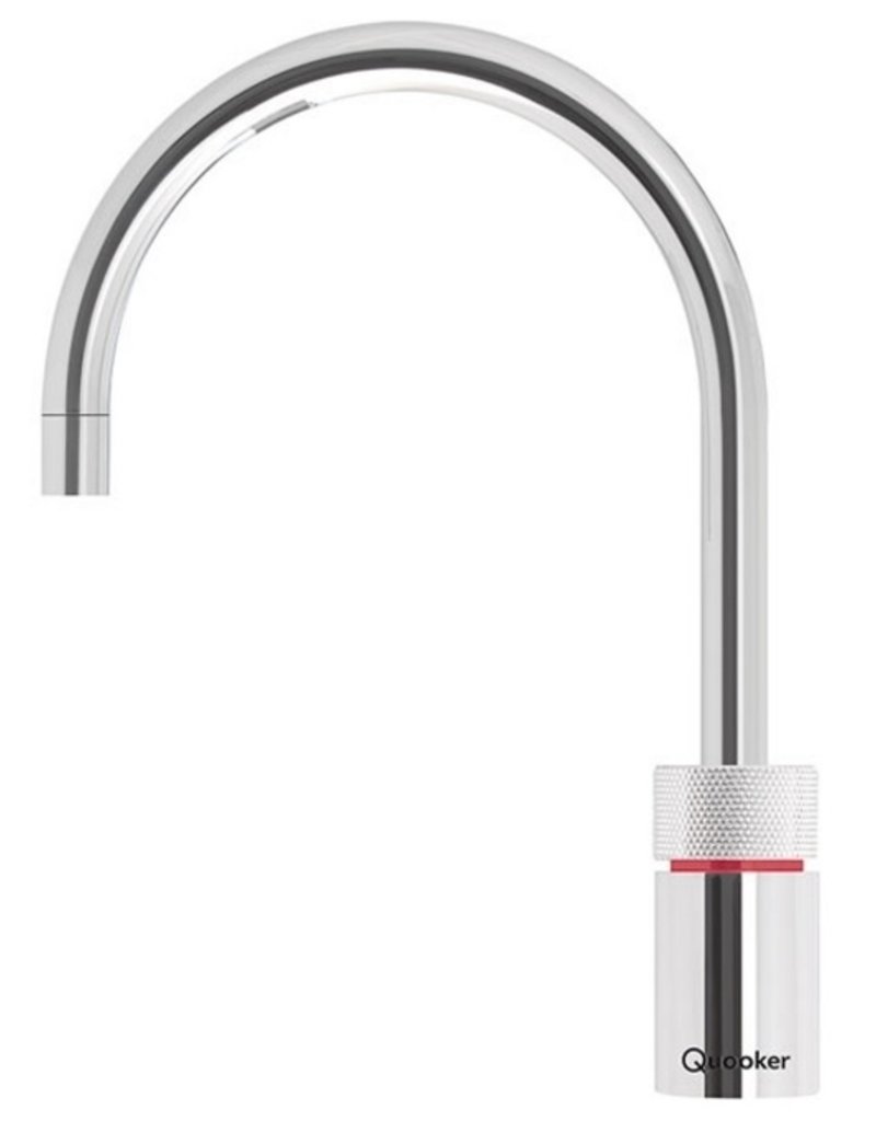 Quooker kranen Quooker Nordic Round Chroom met Combi+ Reservoir