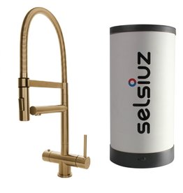 Selsiuz kranen Selsiuz XL Gold / Goud met Single boiler