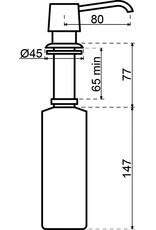 Lanesto Lanesto Zeepdispenser  Chroom