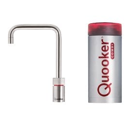 Quooker kranen Quooker Nordic Square RVS met Combi Reservoir