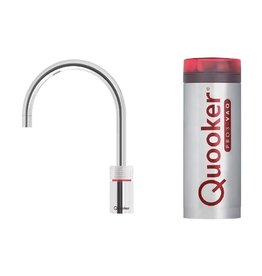 Quooker kranen Quooker Nordic Round Chroom met PRO3-VAQ reservoir