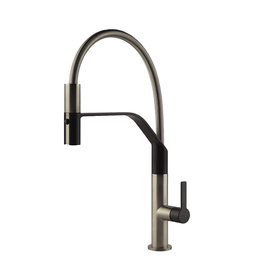 Gessi Mesh Flex Rvs-pvd met uitneembare perlator